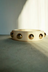 Gold Stud Bangle