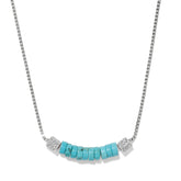 Meridian Petite Station Turquoise Necklace