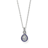Halo Gemma Petite Teardrop Necklace