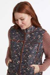 Printed Sherpa Lined Vest