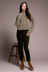 Multi Speckle Crew Neck Sweater