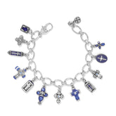 Unity Cross Charm Bracelet