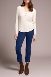 Henley Top w/ Buttons
