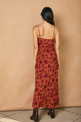 Rosette Detail Maxi Dress