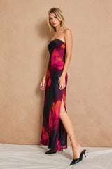 Bloom Strapless Maxi Dress
