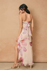 Bloomlight Strapless Maxi Dress