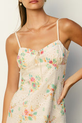 Scalloped Hem Mini Dress