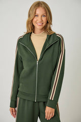 Striped Tracksuit Jacket