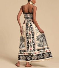 Smocked Boho Maxi Dress