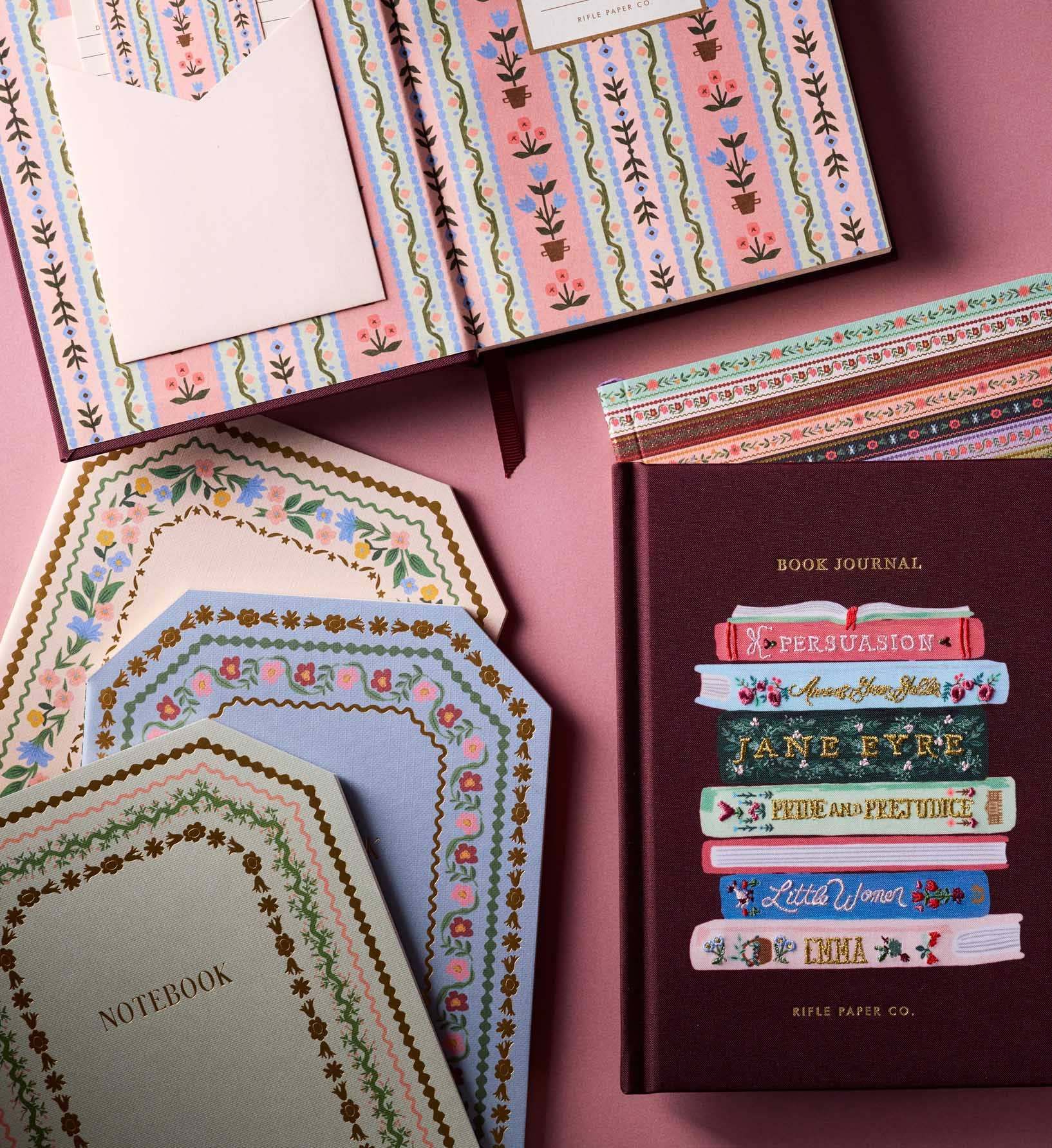 Ladies Night Book Club Embroidered Book Journal