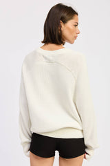 LongSleeve Knit Sardine Sweater