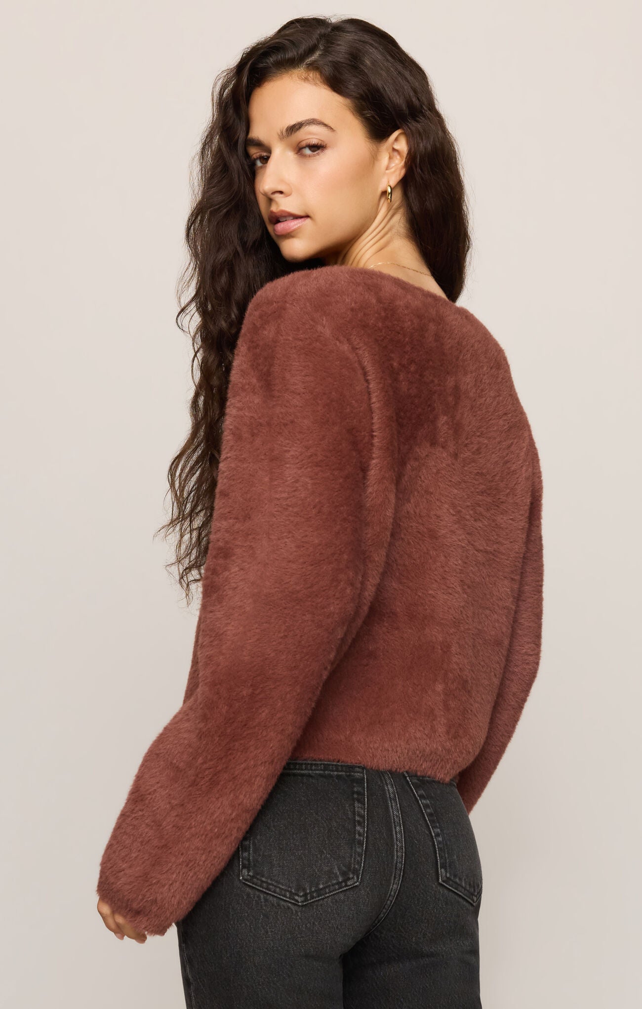 Winterglow Fluffy Cardigan