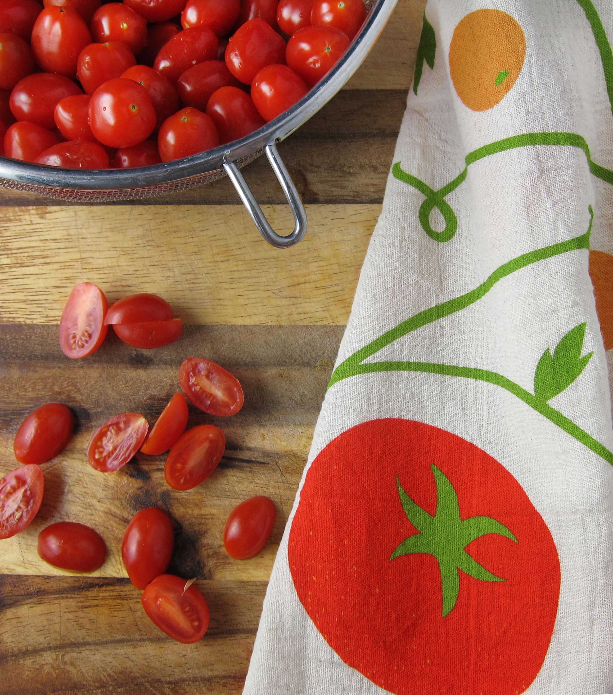 Poppy Patch (Poppies, Basil) - Tea Towel Set