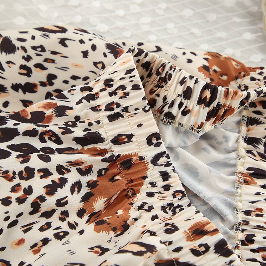 Animal Print Two Piece Set