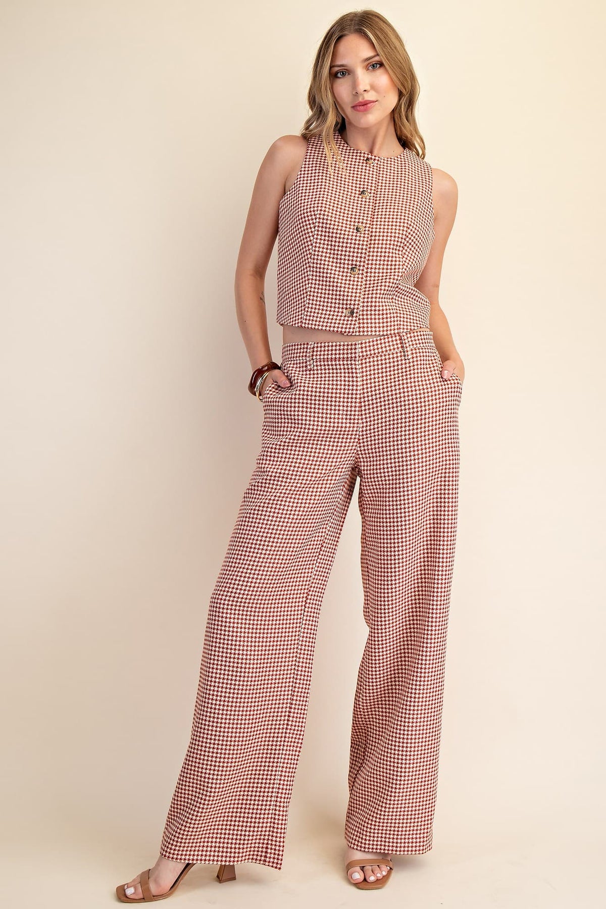 Mid Rise Long Pants