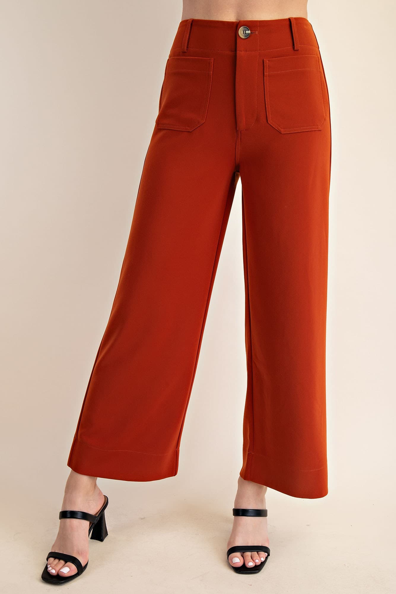 Colette Cropped Wide-Leg Pants