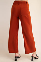 Colette Cropped Wide-Leg Pants