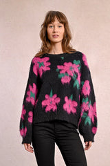 Flower Knit Sweater