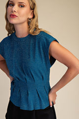 Sparkling High Neck Top