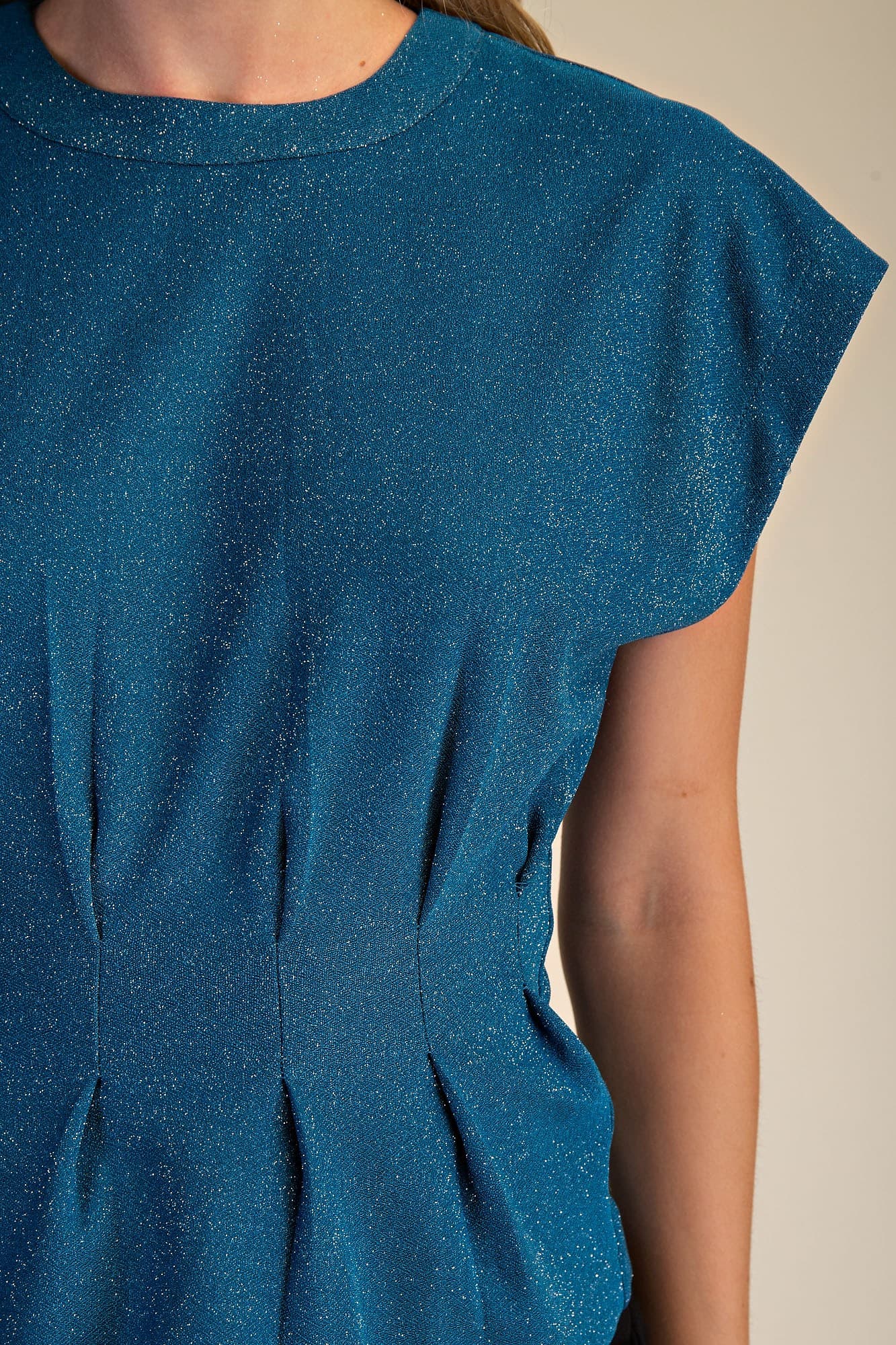 Sparkling High Neck Top