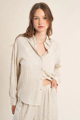 Button Down Striped Shirt