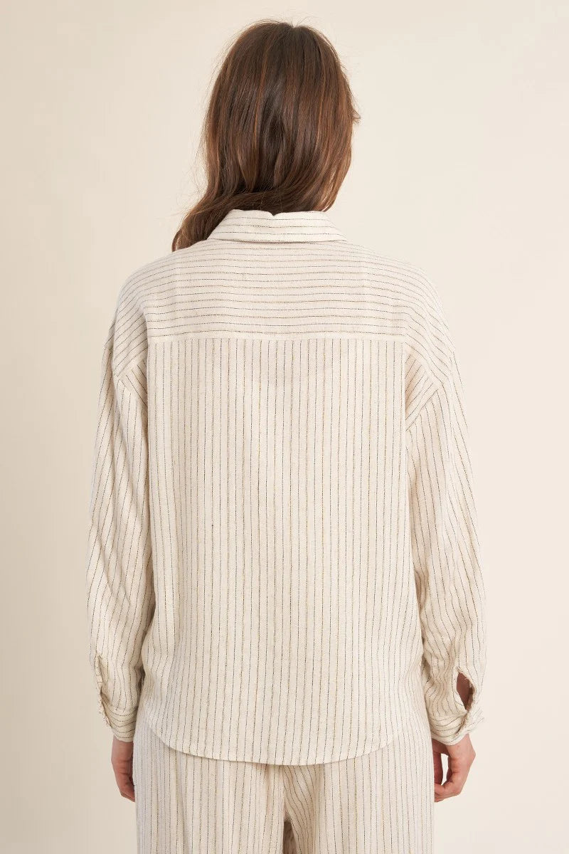 Button Down Striped Shirt