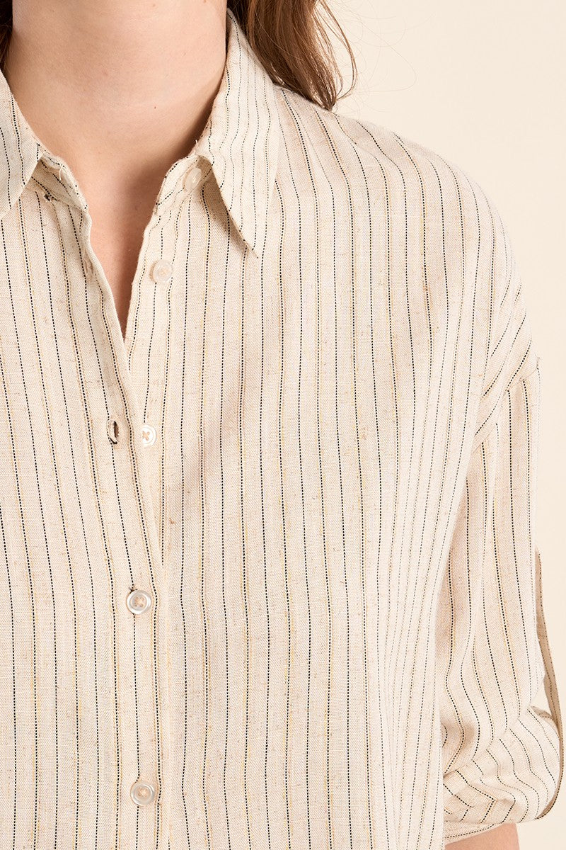 Button Down Striped Shirt