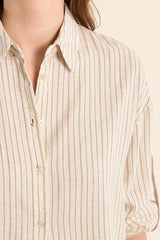 Button Down Striped Shirt