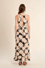 Lace Up Back Maxi