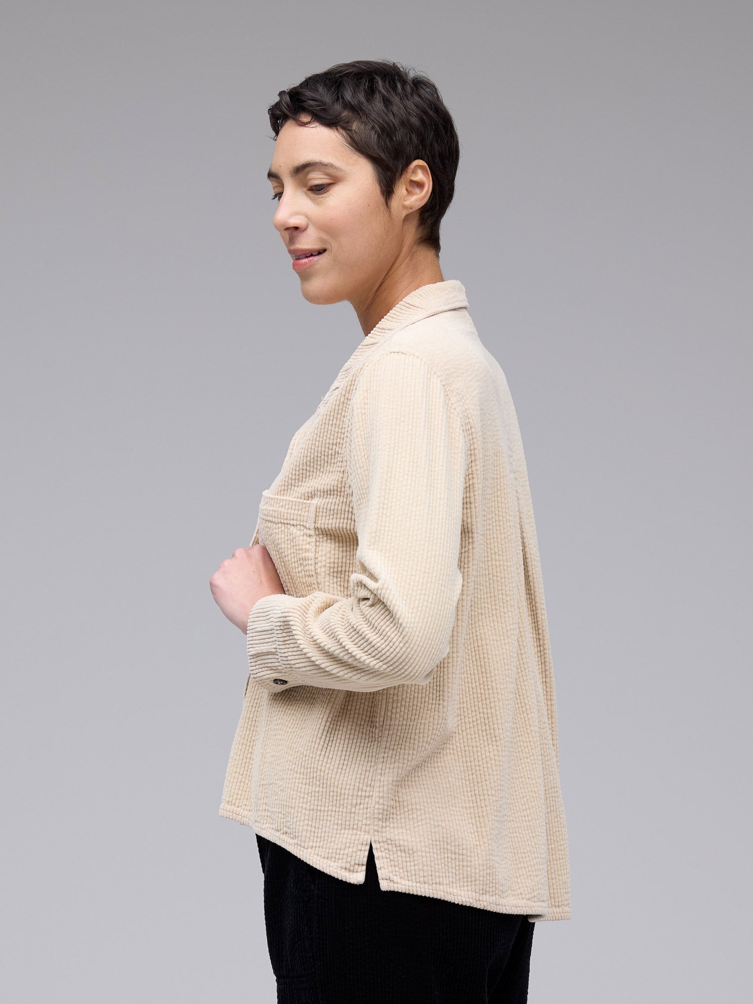Cord Crop Jacket