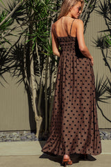 Polka Dot Maxi Dress