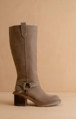 Leanne Knee High Moto Boot