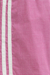 Gingham Elastic Waist Shorts