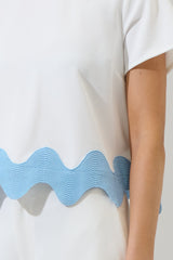 Elva Wave Crop Top