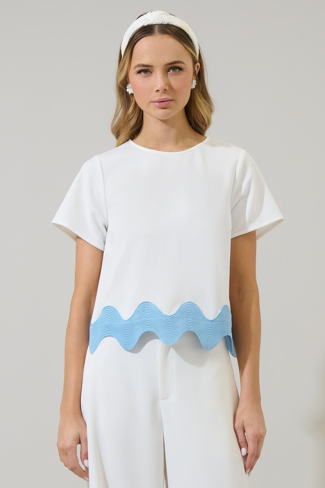 Elva Wave Crop Top