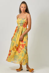 Printed Midi Dress