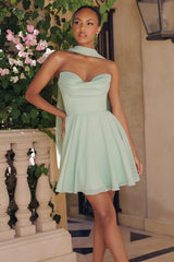 Sweetheart Chiffon Dress