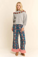 Holly Wreath Sweater