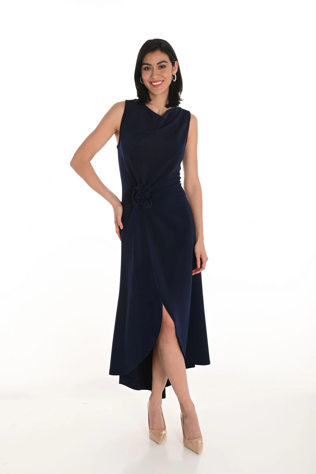 Rosette Hi-Lo Dress