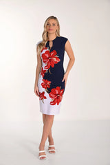 Floral Knee-Length Dress