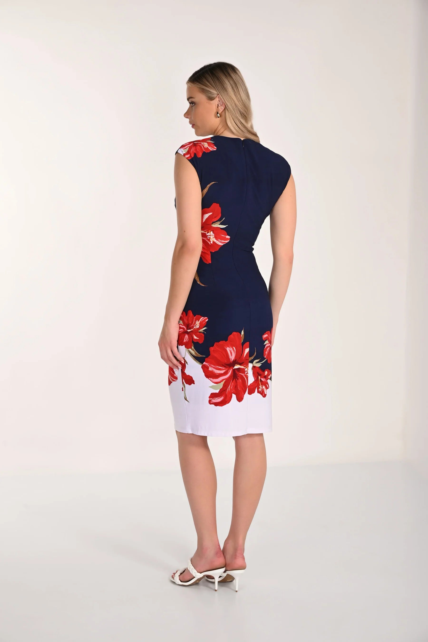 Floral Knee-Length Dress