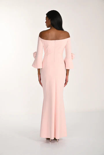 Off-Shoulder Bell Sleeve Maxi