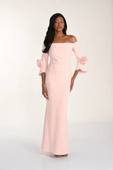 Off-Shoulder Bell Sleeve Maxi