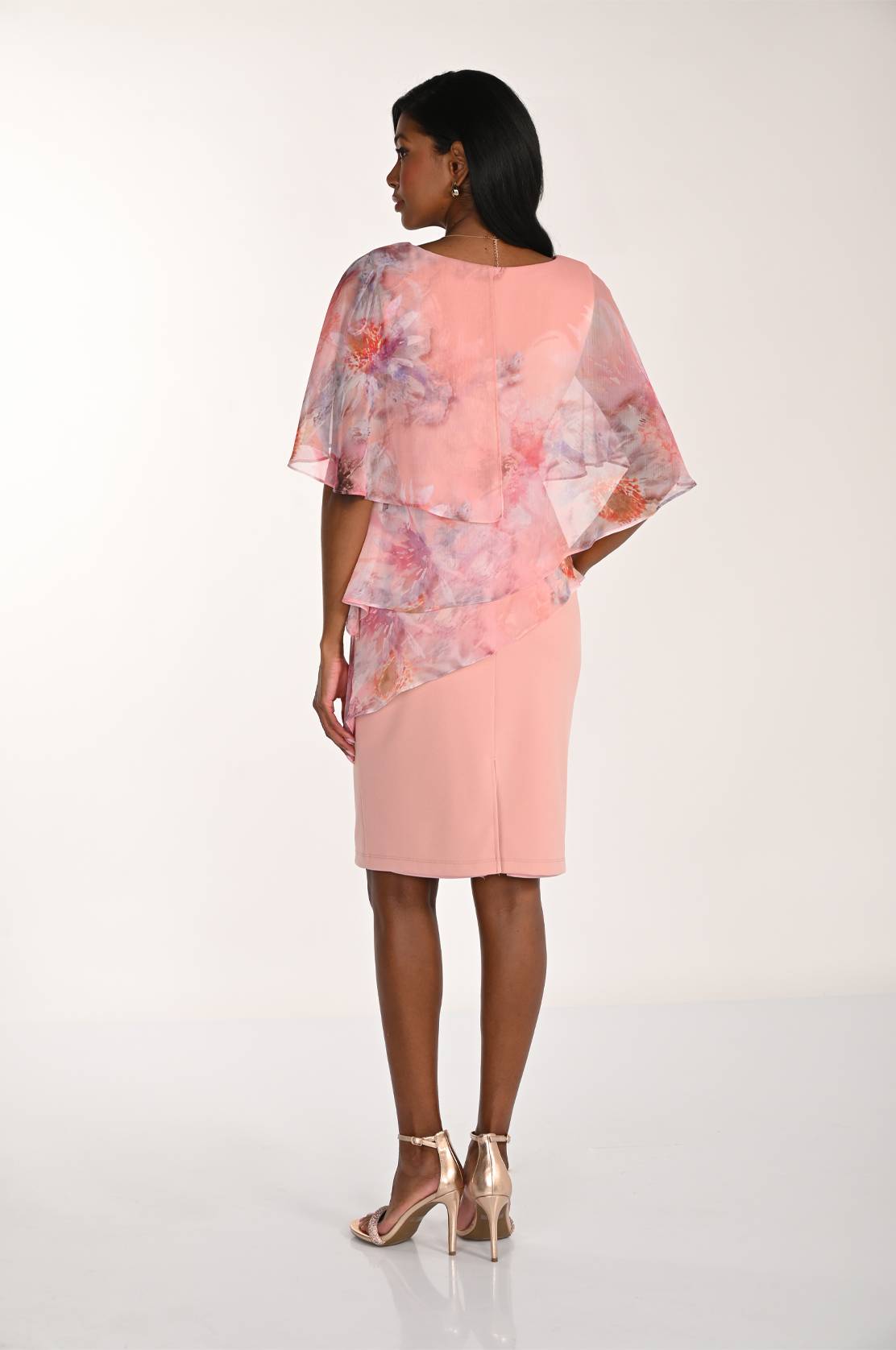 Floral Overlay Dress