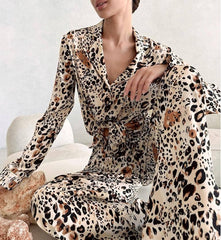 Animal Print Two Piece Set