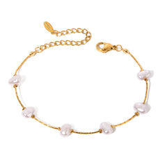 Scattered Pearl Bracelet Waterproof