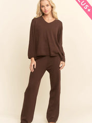 Knit Sweater Pant Set
