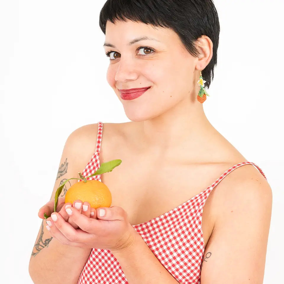 Orange Blossom Earrings