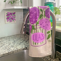 Flower Garden (Rose, Lilac) Tea Towel Set