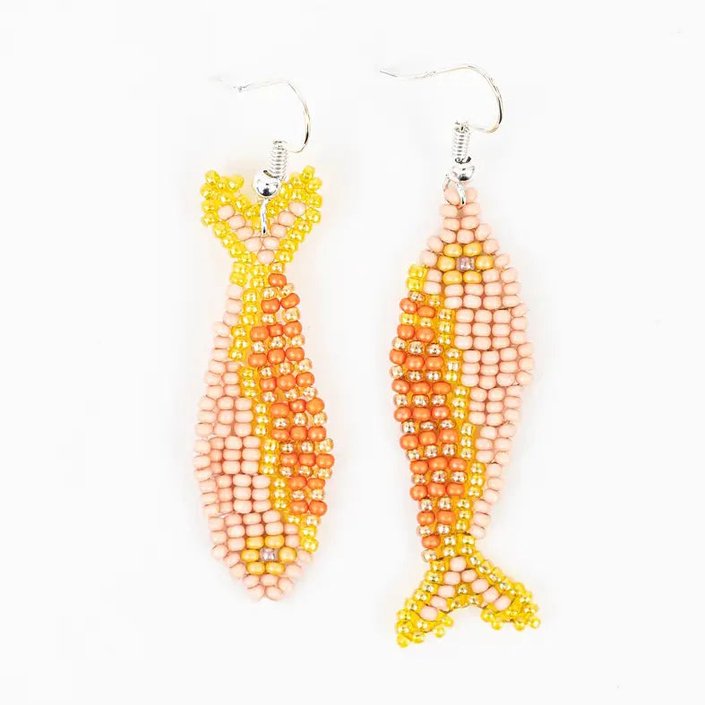Fish Bead Earrings